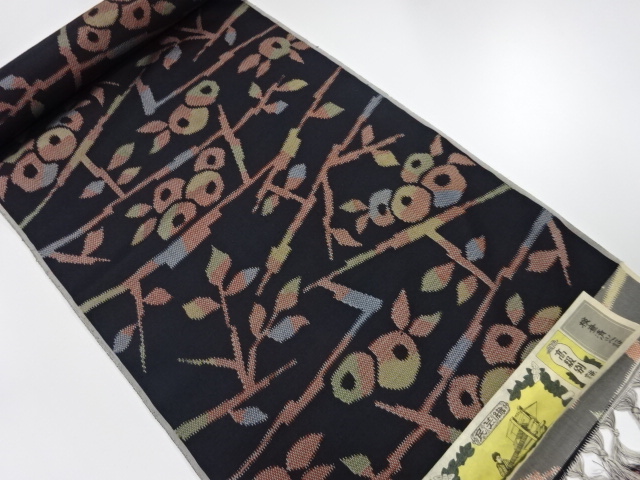 アンティーク　正絹　紬　着尺反物